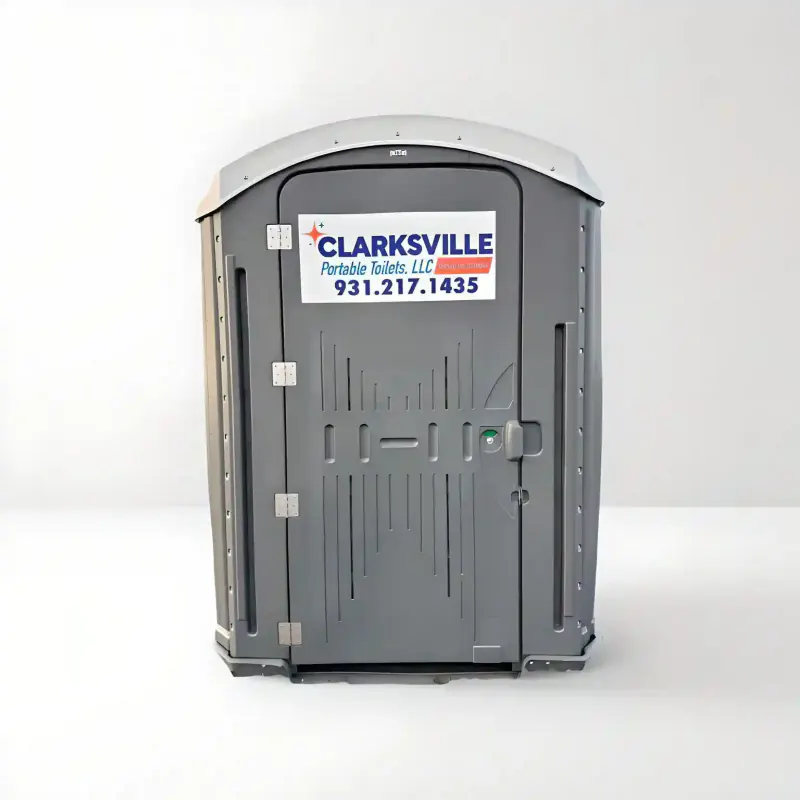 ADA-accessible portable toilet for a construction jobsite