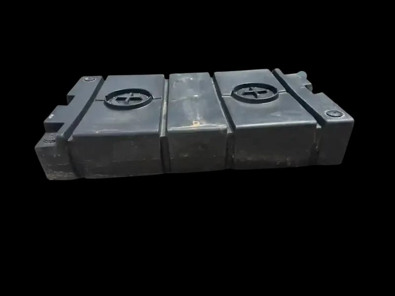 Auxiliary septic holding tank for jobsite trailers