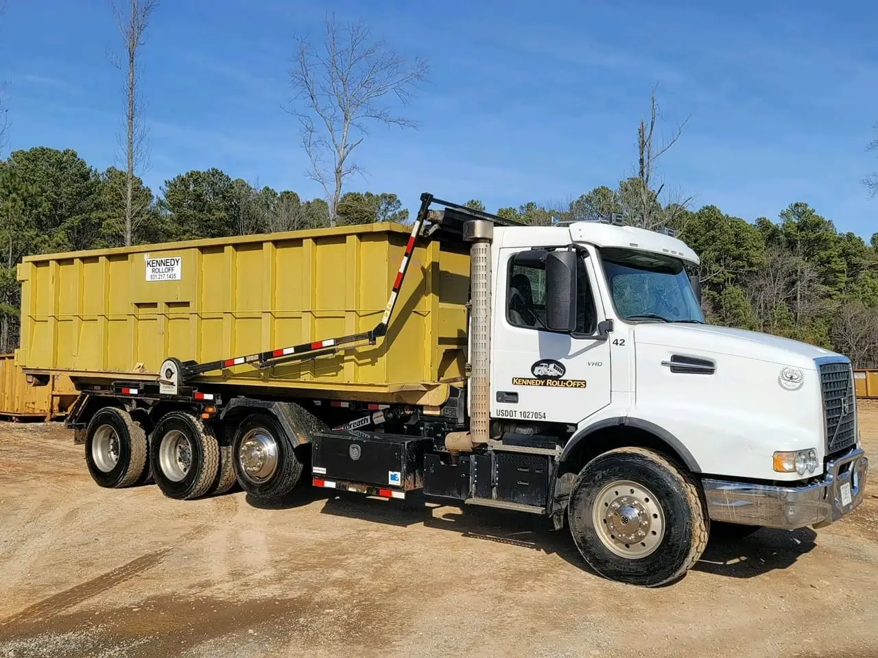 12-yard roll-off dumpster — Kennedy Roll-Offs Clarksville TN
